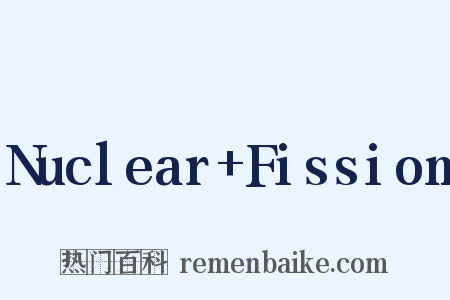 Nuclear+Fission是什么意思的图片